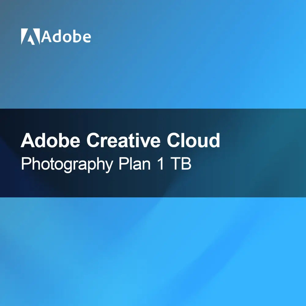 Adobe Creative Cloud Fotoplan til uddannelse