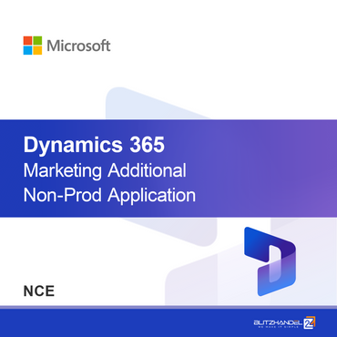 Dynamics 365 Marketing Yderligere Ikke-Prod Applikation (NCE)