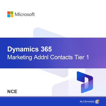 Dynamics 365 Marketing Yderligere Kontakter Niveau 1 (NCE)