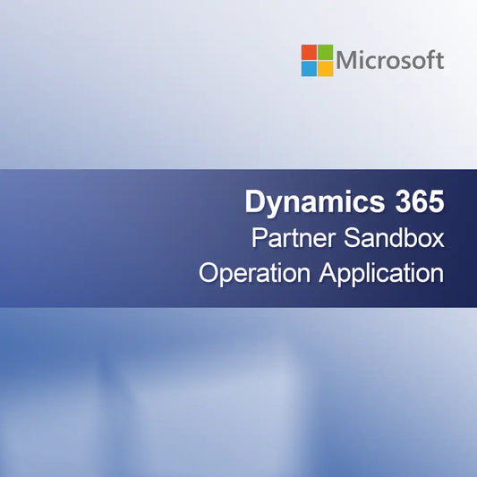 Dynamics 365 Partner Sandbox Driftsansøgning