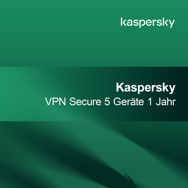 Kaspersky VPN Sikker 5 enheder 1 år