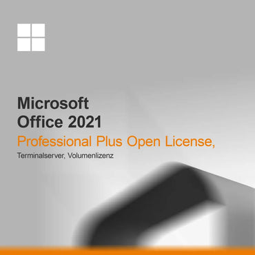 Microsoft Office 2021 Professional Plus Open License, Terminalserver, Volumenlicens