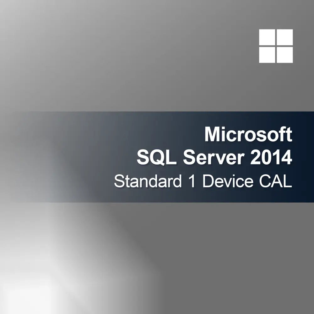 Microsoft SQL Server 2014 Standard 1 enheds CAL