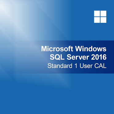 Microsoft SQL Server 2016 Standard 1 Bruger CAL