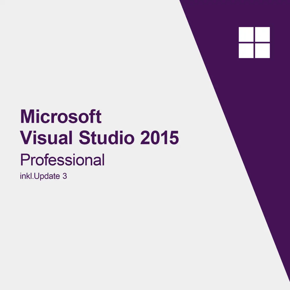 Microsoft Visual Studio 2015 Professional inkl. Opdatering 3