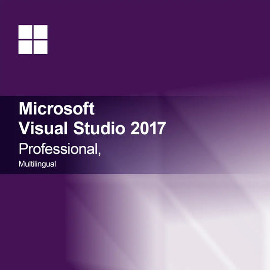 Microsoft Visual Studio 2017 Professional, flersproget