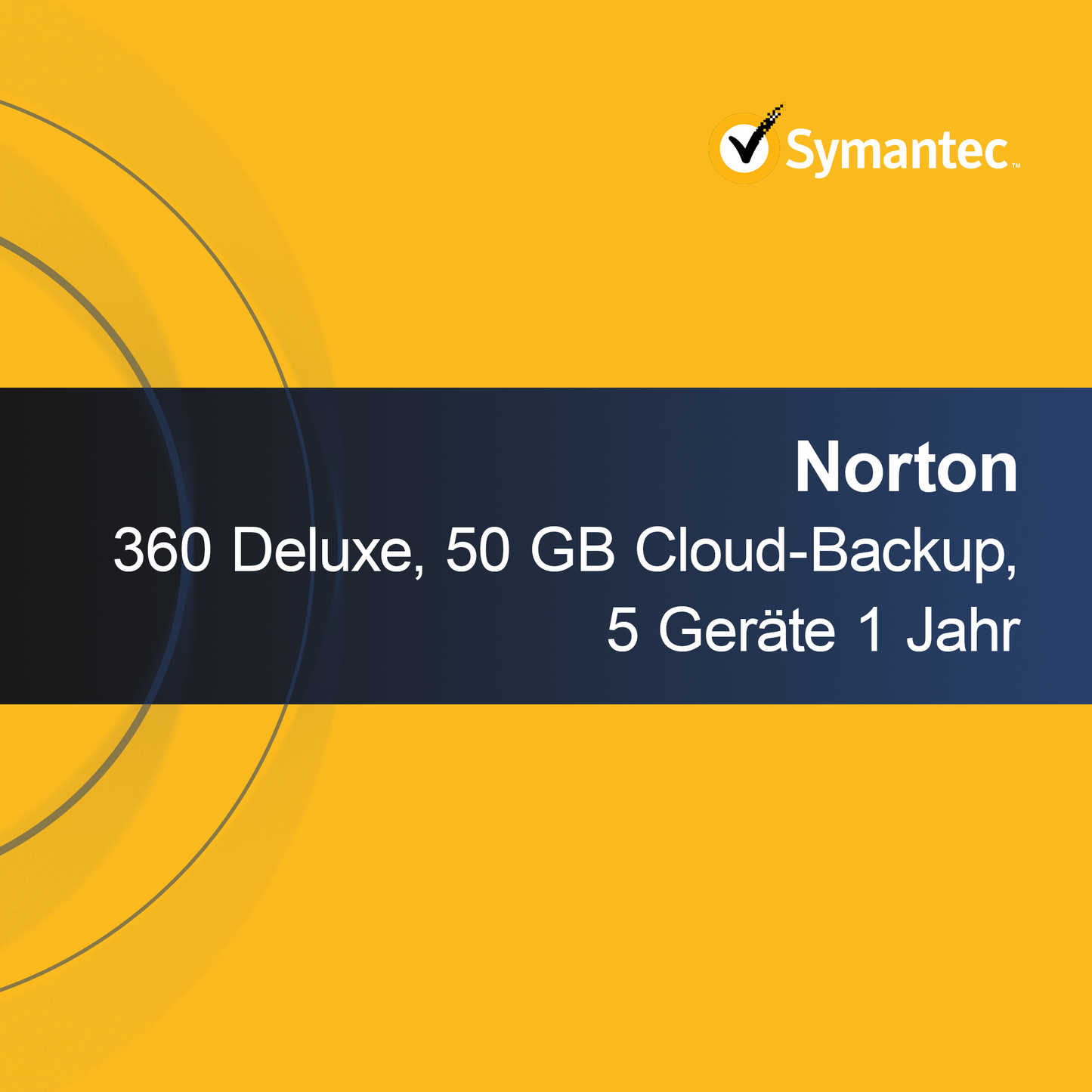 Norton 360 Deluxe, 50 GB Cloud-backup, 5 enheder 1 år
