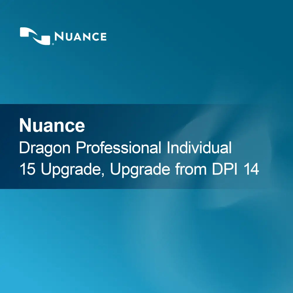 Nuance Dragon Professional Individual 15 Opgradering, Opgradering fra DPI 14