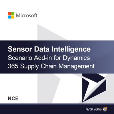 Sensor Data Intelligence Scenario-tilføjelse til Dynamics 365 Supply Chain Management (NCE)