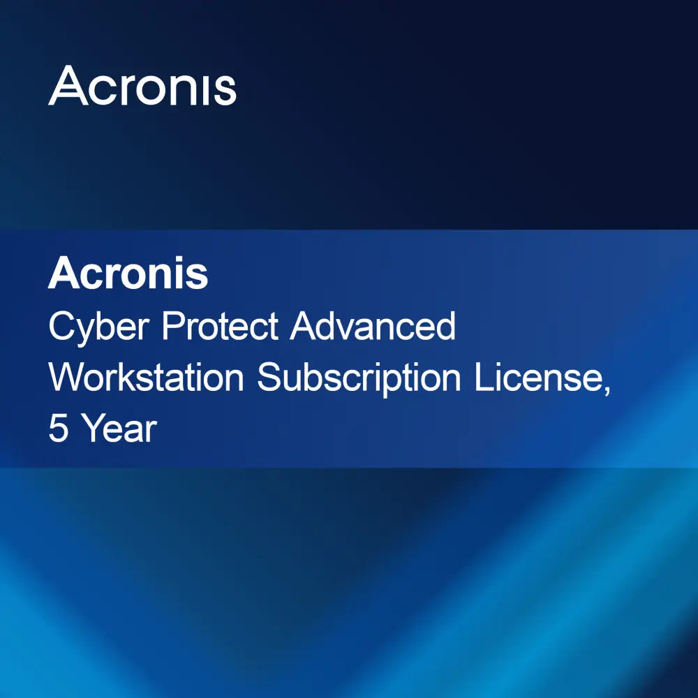Acronis Cyber Protect Advanced Workstation Abonnementslicens, 5 år