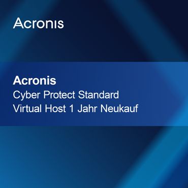 Acronis Cyber Protect Standard Virtuel Vært