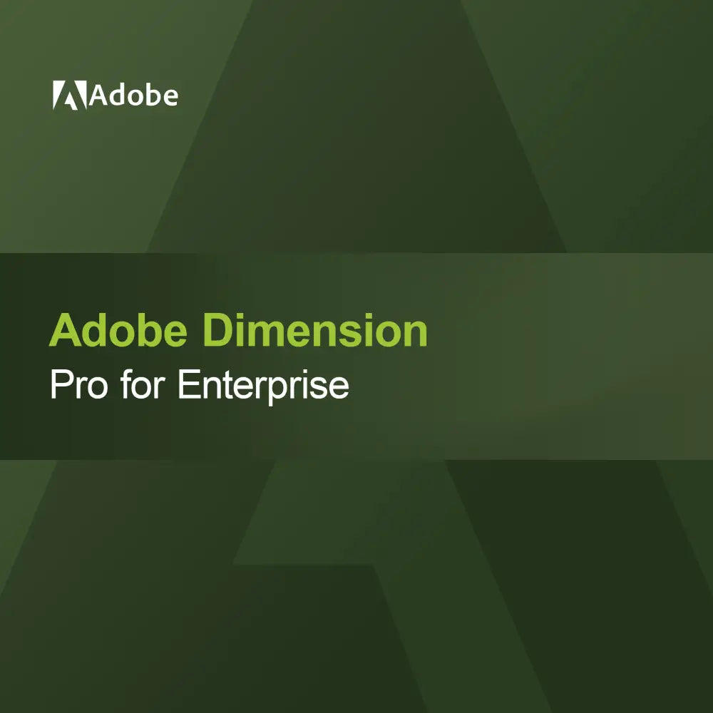 Adobe Dimension - Pro til Enterprise