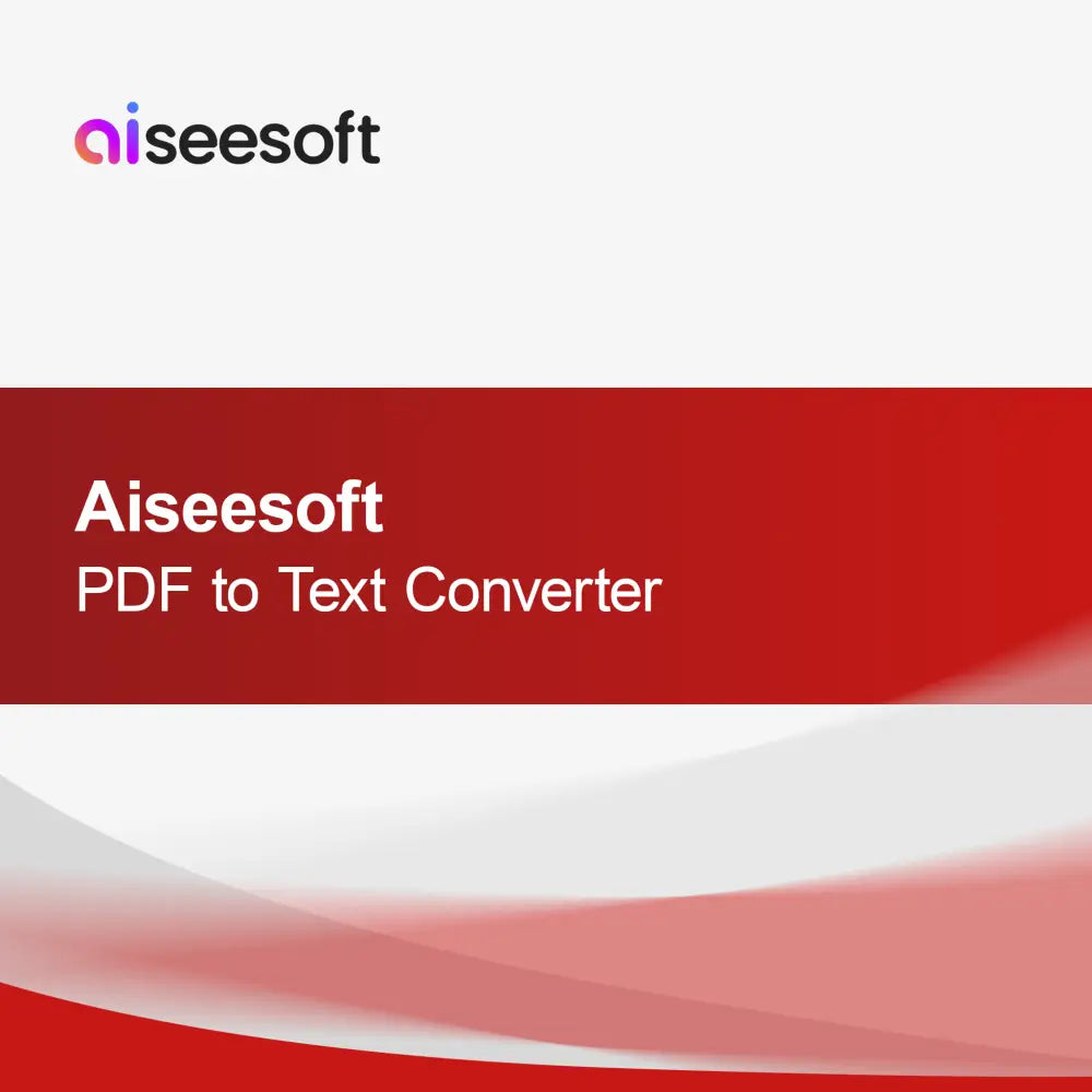 Aiseesoft PDF til tekstkonverter