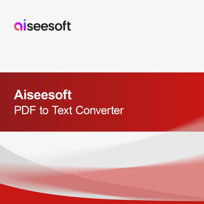 Aiseesoft PDF til tekstkonverter