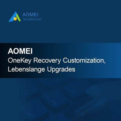 AOMEI OneKey Recovery Tilpasning, Livslange Opgraderinger