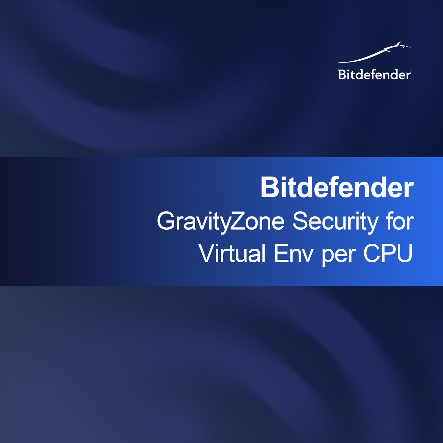 Bitdefender GravityZone Sikkerhed for Virtuelle Miljøer pr. CPU