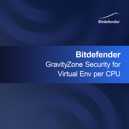 Bitdefender GravityZone Sikkerhed for Virtuelle Miljøer pr. CPU