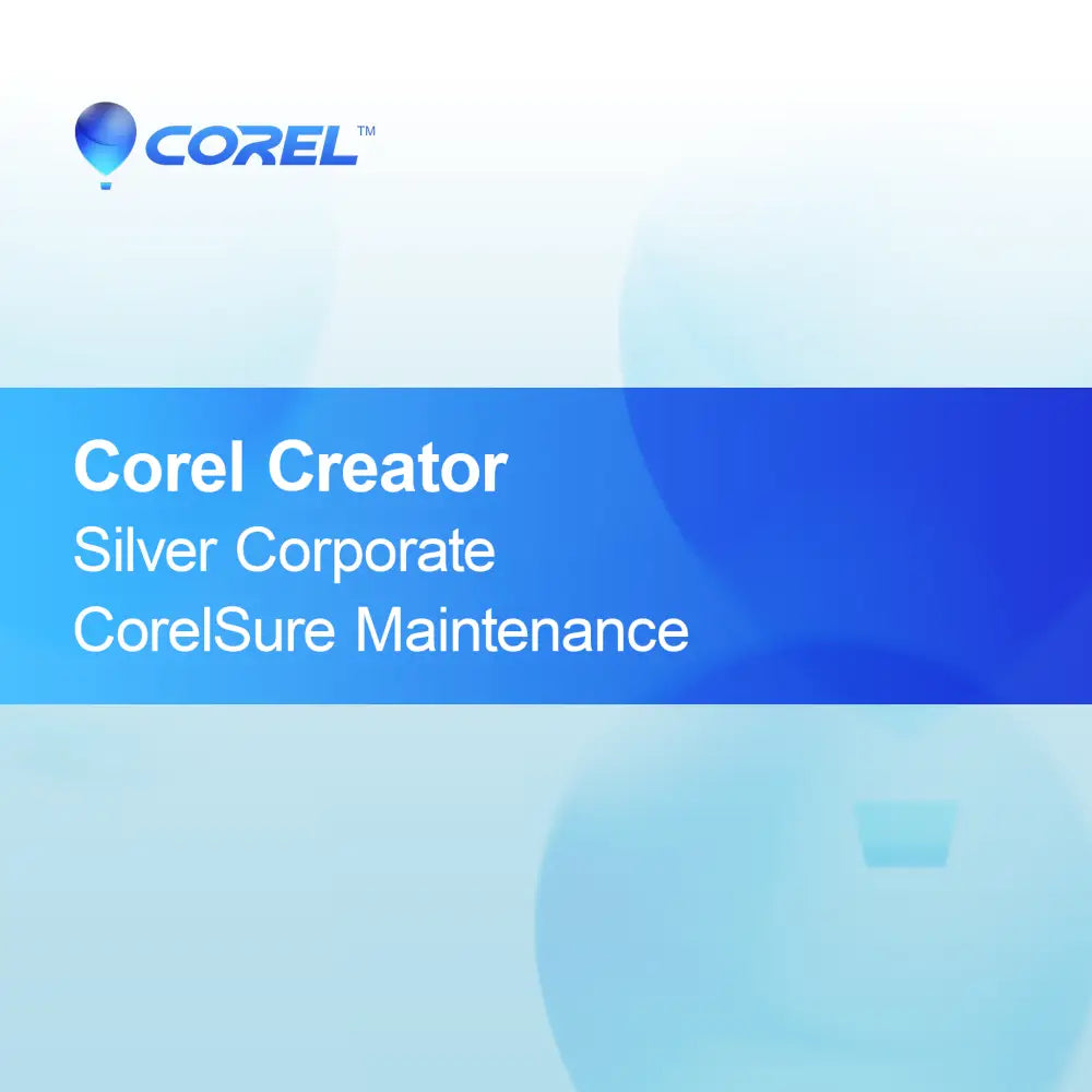 Corel Creator Silver Corporate CorelSure Vedligeholdelse