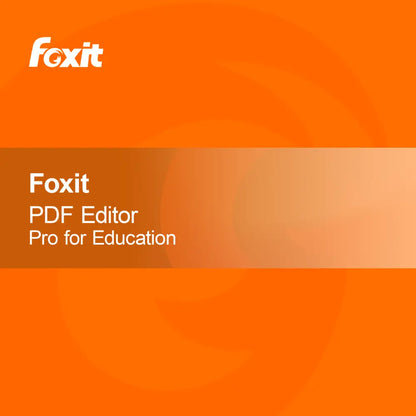 EDU Foxit PDF Editor Pro til uddannelsesvedligeholdelse