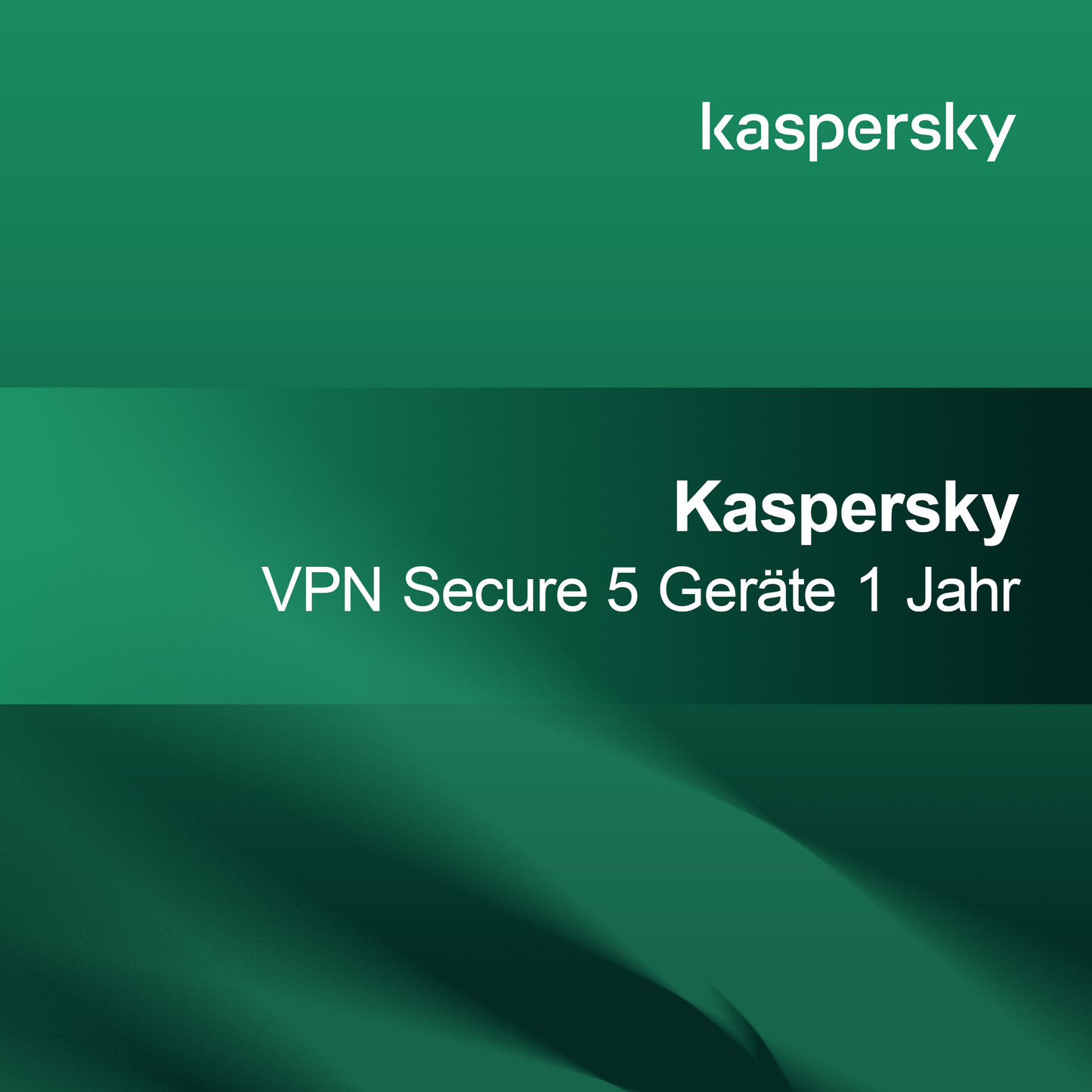 Kaspersky VPN Sikker 5 enheder 1 år