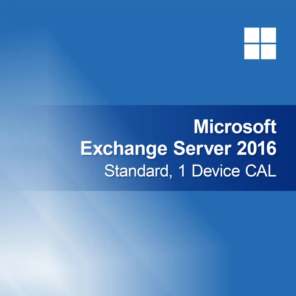 Microsoft Exchange Server 2016 Standard, 1 enheds CAL
