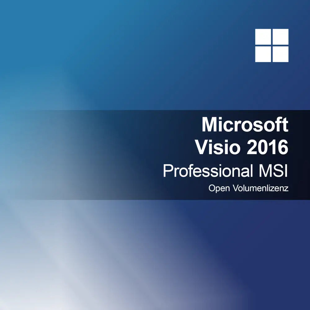 Microsoft Visio 2016 Professional MSI Åben Volumenlicens