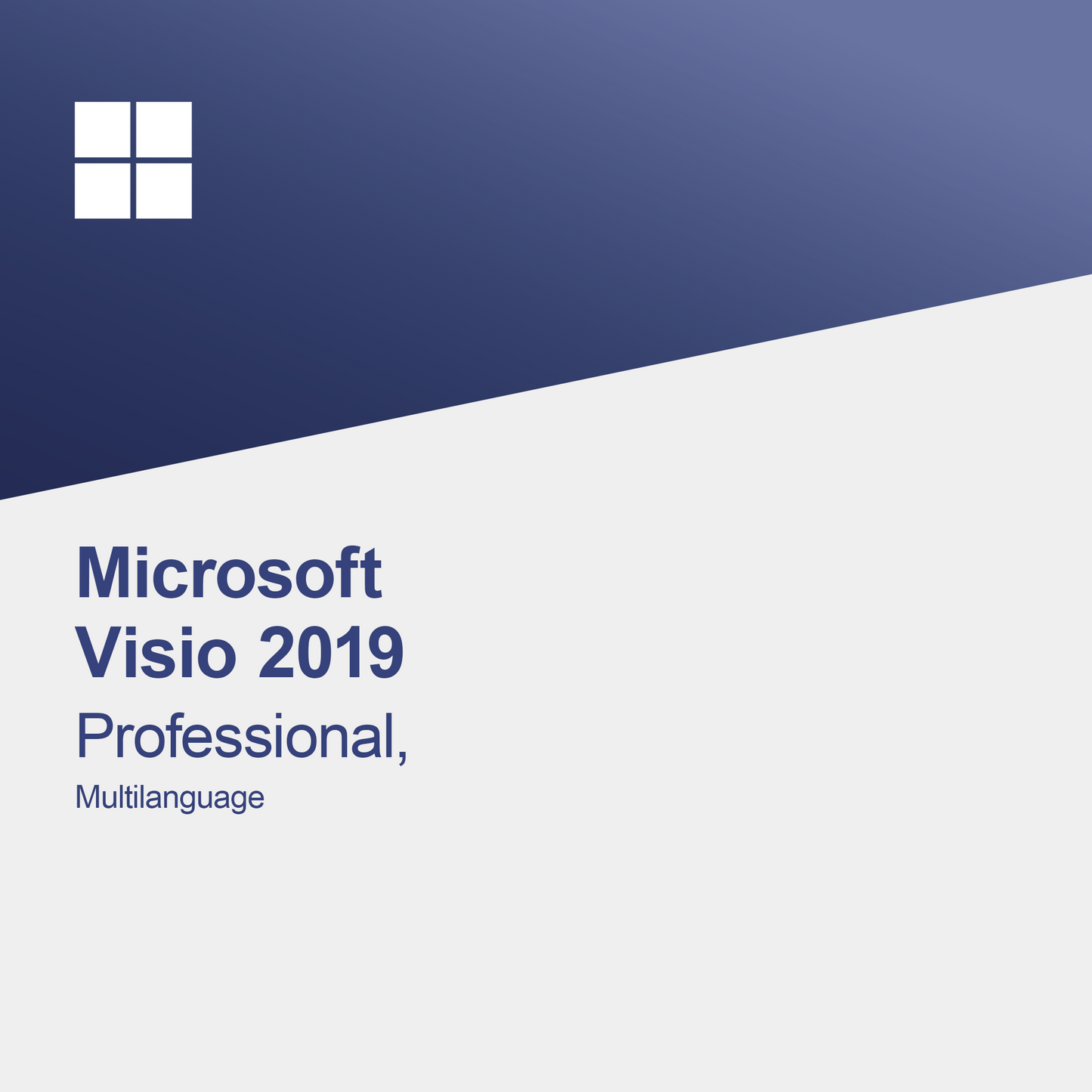 Microsoft Visio 2019 Professional, flersproget
