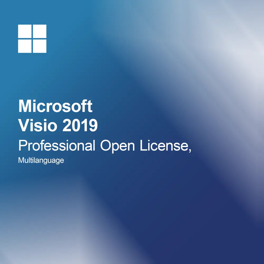 Microsoft Visio 2019 Professional Open License, flersproget