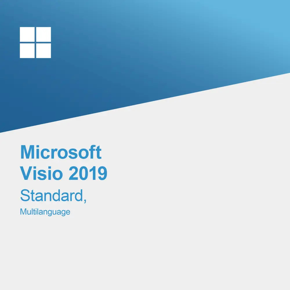Microsoft Visio 2019 Standard, flersproget