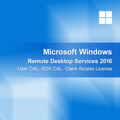 Microsoft Windows Remote Desktop Services 2016 Bruger CAL, RDS CAL, Klientadgangslicens