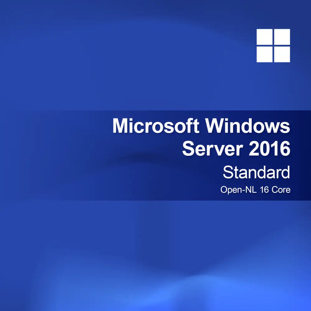 Microsoft Windows Server 2016 Standard Open-NL 16 kerner