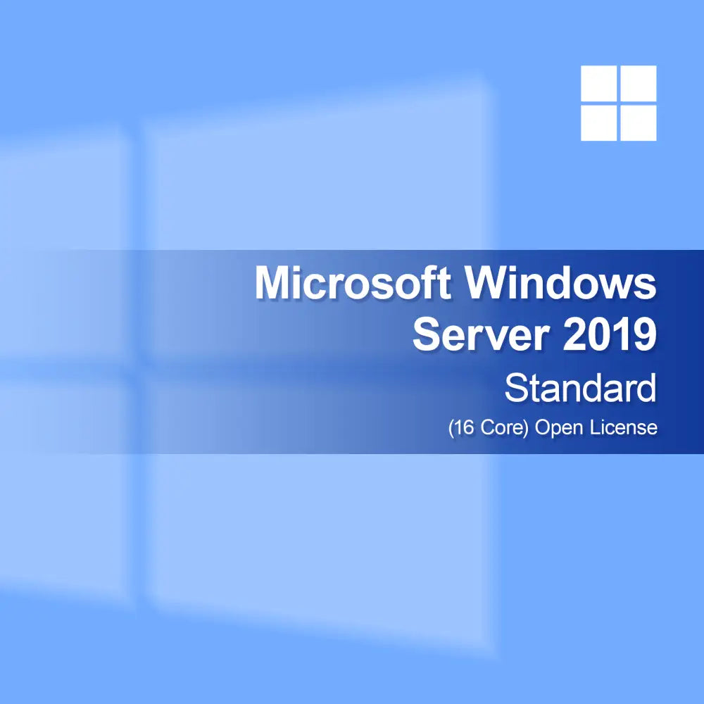 Microsoft Windows Server 2019 Standard (16 kerner) Open License
