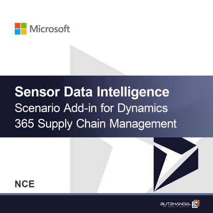 Sensor Data Intelligence Scenario-tilføjelse til Dynamics 365 Supply Chain Management (NCE)