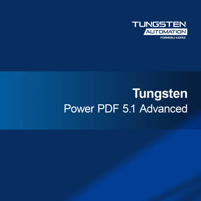 Tungsten Power PDF 5.1 Avanceret