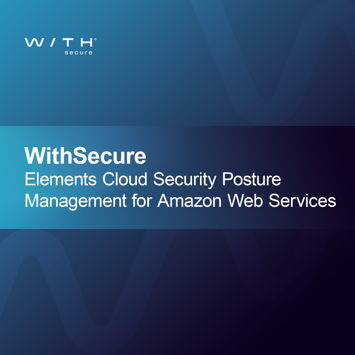 WithSecure Elements Cloud Security Posture Management til Amazon Web Services